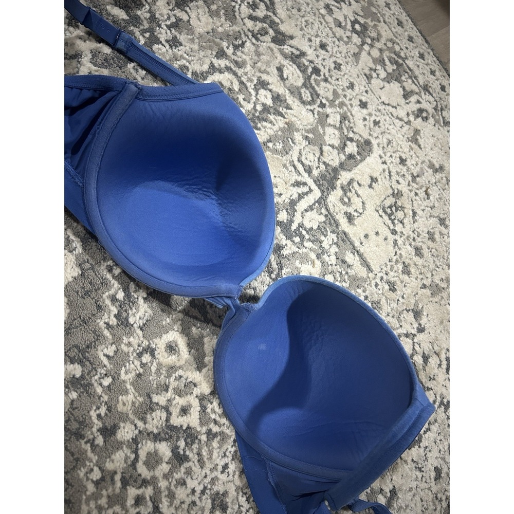 Cacique Blue Padded Bra Size 46 D - Picture 6 of 6